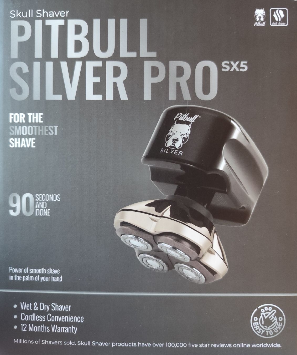 Rasoi & Lamette da barba: Rasoir électrique homme Pitbull Silverpro – Nuovo e nell'imballaggio originale da Arbaz venduto da diabolo28