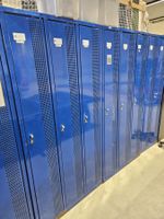 2er Spindschrank robust blau gebraucht