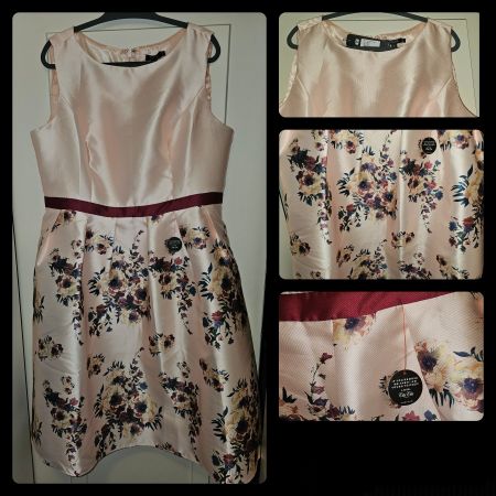 Cocktailkleid von ChiChi London, rosa, UK 20, NEU