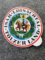 Isar-Lousachtal Tölzerland vintage Abziehbild, Sticker