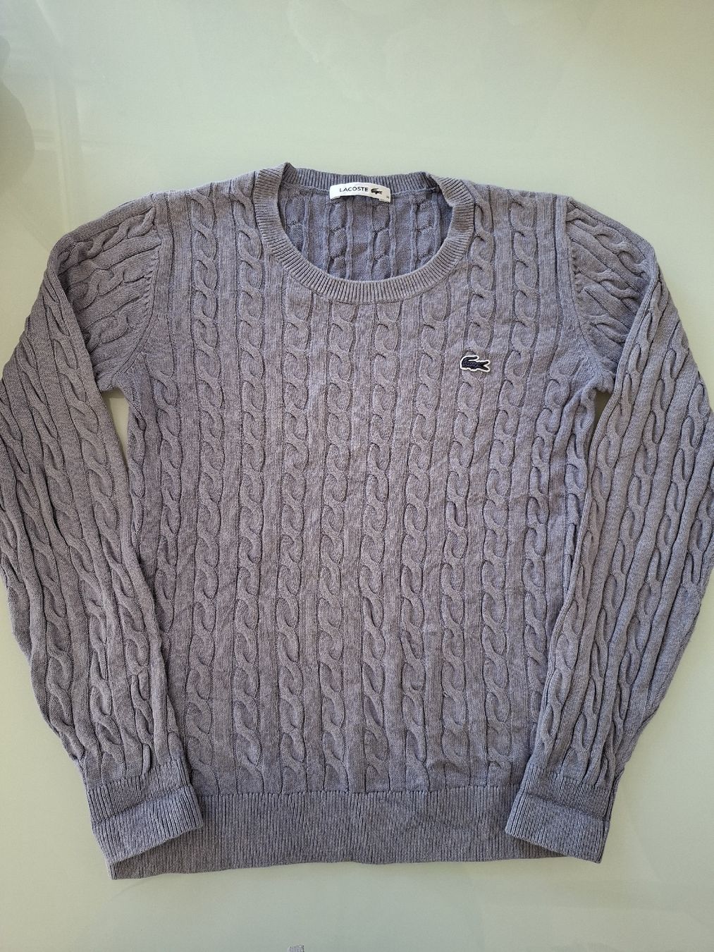 Lacoste Maglioni & Felpe: Pull Lacoste gris torsadé taille 36  – Usato da Renens VD venduto da ser_j2fn
