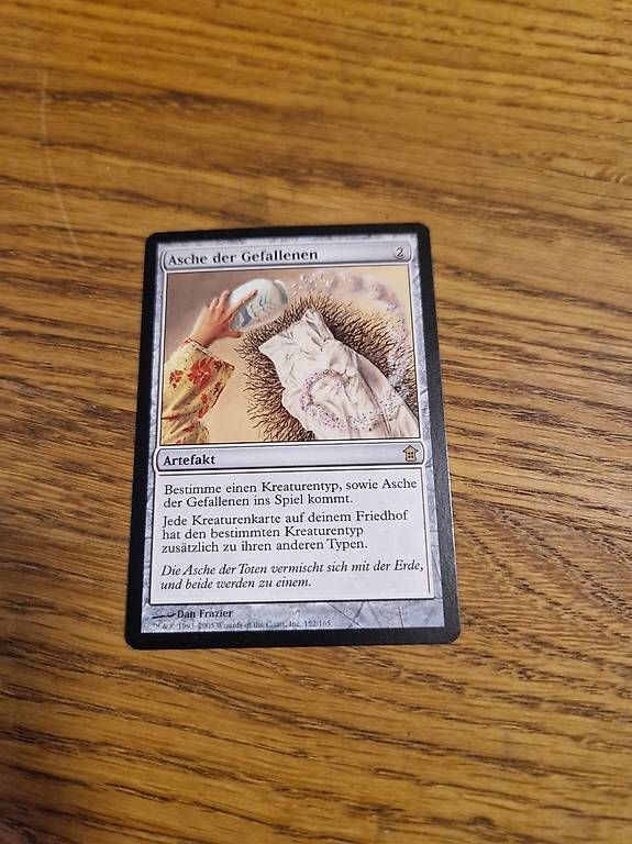 Carte collezionabili: Magic the Gathering Ashes of the fallen – Usato da Sennhof venduto da Thorgal77