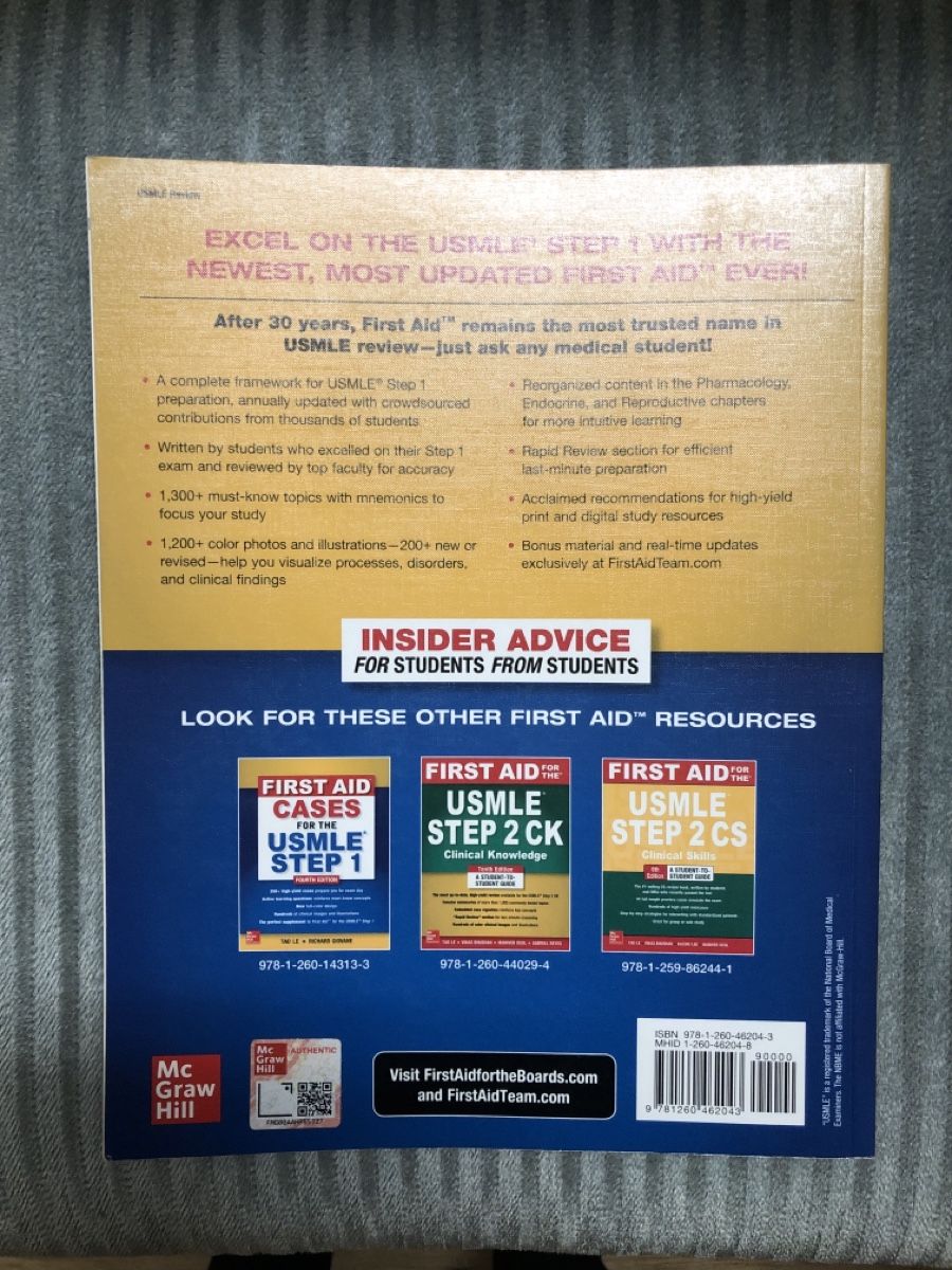 Libri: Buch USMLE Step 1, 2020 – Usato da Zürich venduto da sab_d82w 1