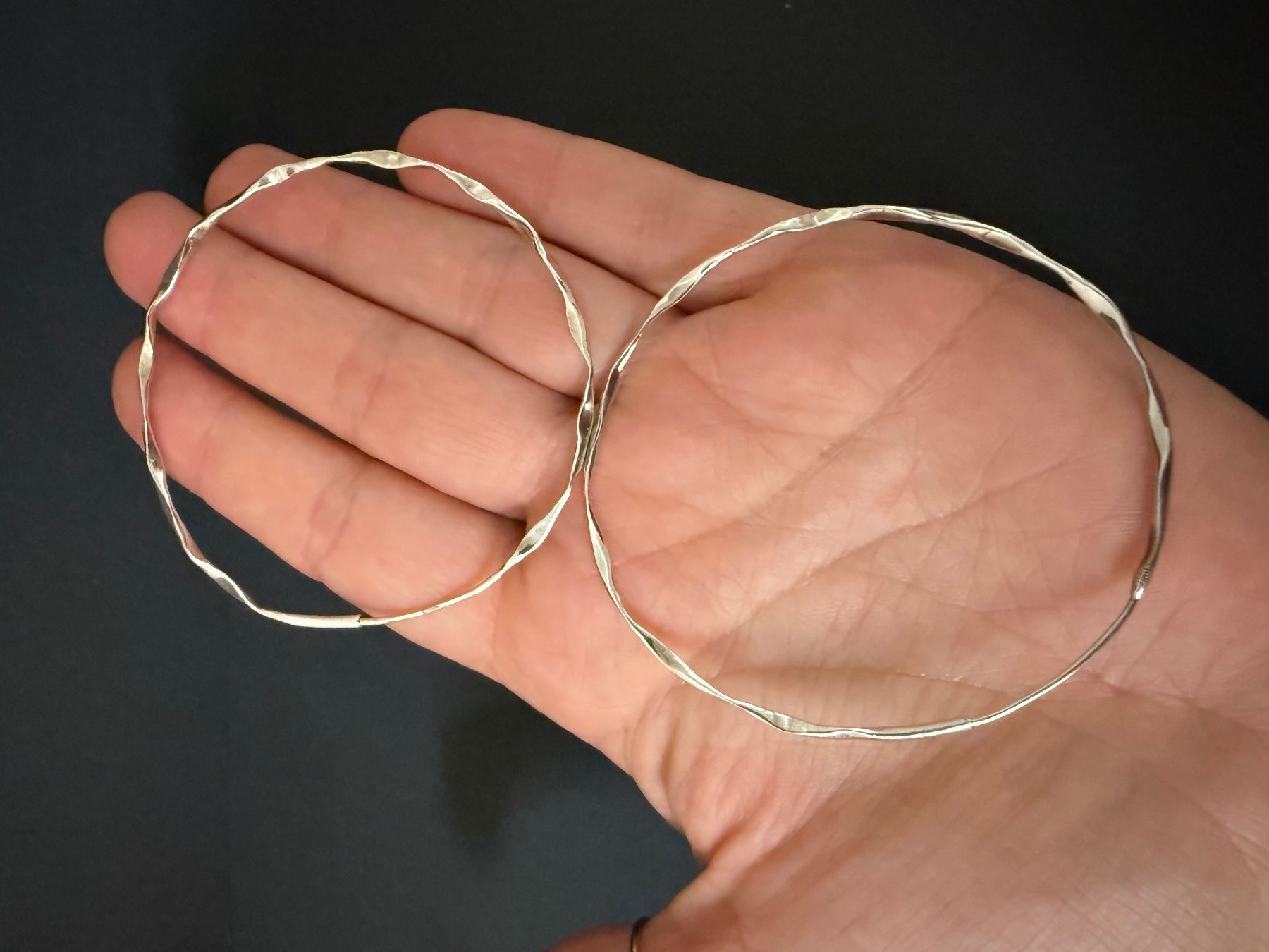 Ohrringe & -stecker: Silber Creolen 925 – Gebraucht aus Spiegel b. Bern von Rogger72 4