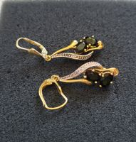 Gold 750  Brillanten/Steinen Ohrhänger