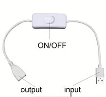 SCHNÄPPCHEN – USB EIN/AUS Schalterkabel – Praktische Sofortl
