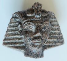 Echte Sphynx Büste aus Granit. Handmade in Ägypten. TOP