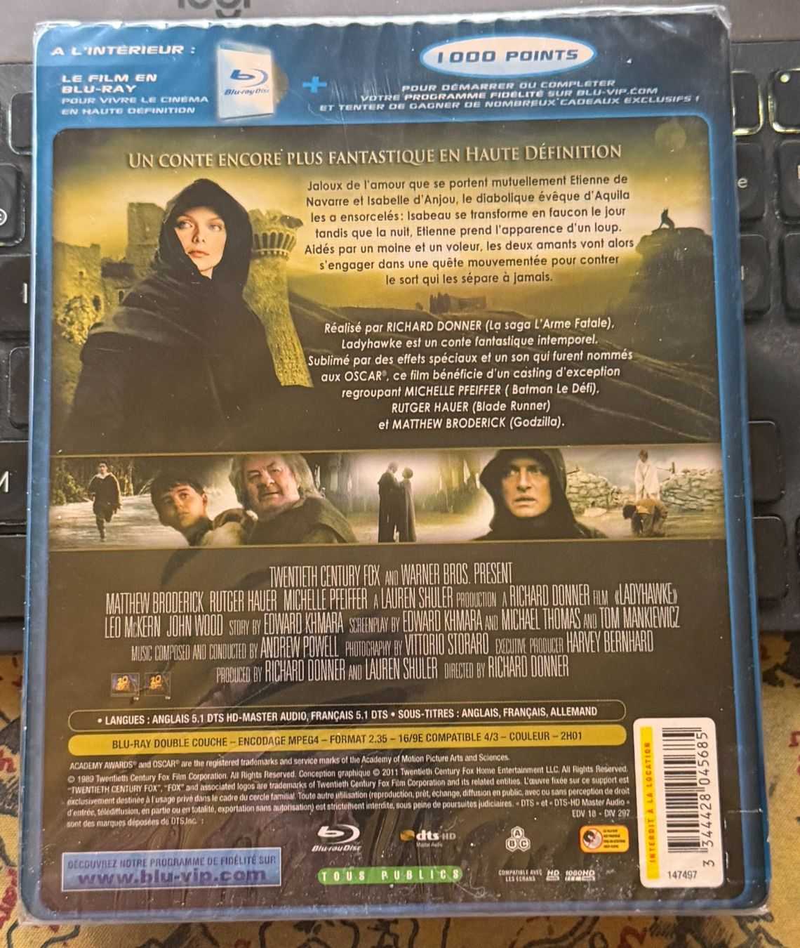 Tutti i DVDs: Blu-ray Ladyhawke (1985) – Nuovo e nell'imballaggio originale da Semsales venduto da __Florian__ 2