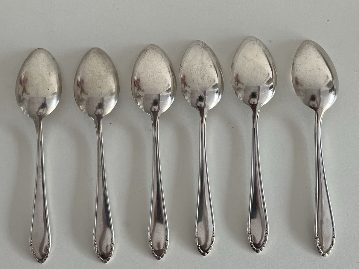 Cuillères: Vintage 6er Löffel-Set / OKA / versilbert  – D'occasion à Wetzikon ZH par seli03 2