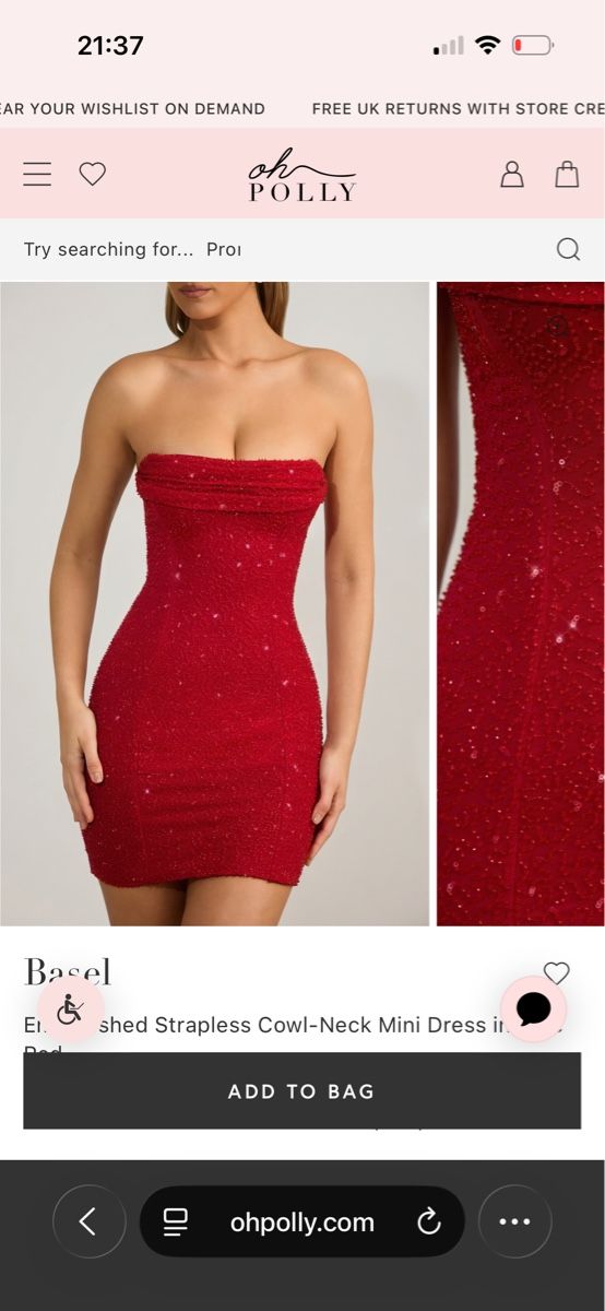 Vestiti: Damenkleid rot Gr. 34 – Nuovo e nell'imballaggio originale da Wermatswil venduto da Fmc 3