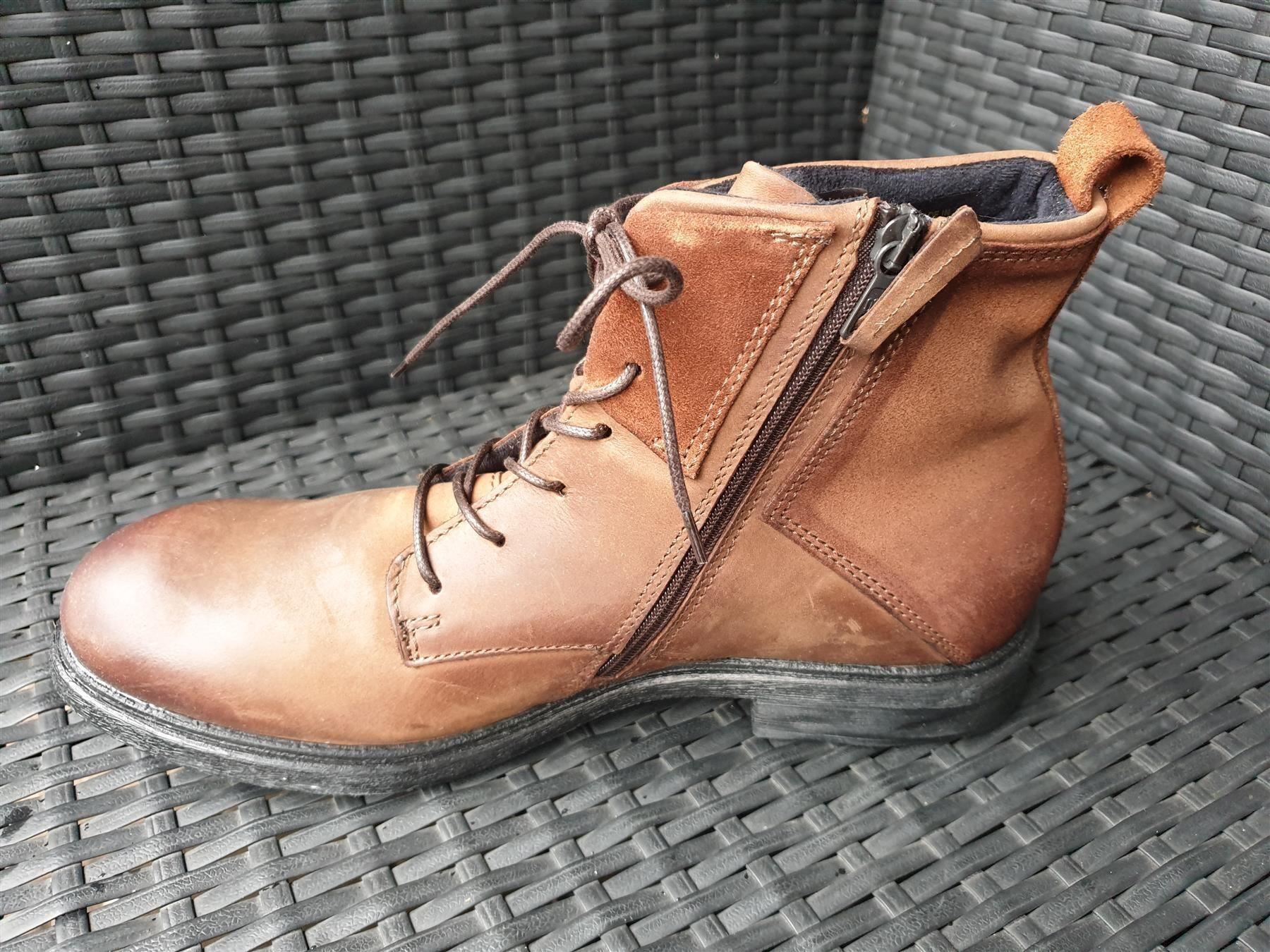 Herrenschuhe: Bruno Banani Stiefel Cognac 44 NP 140.- – Neu und originalverpackt aus Buttwil von passion-for-shoes 2