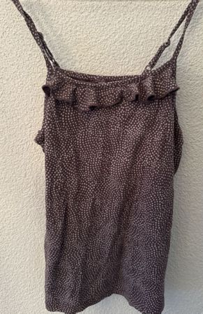 Pomp de lux Top 134 weiss getupft