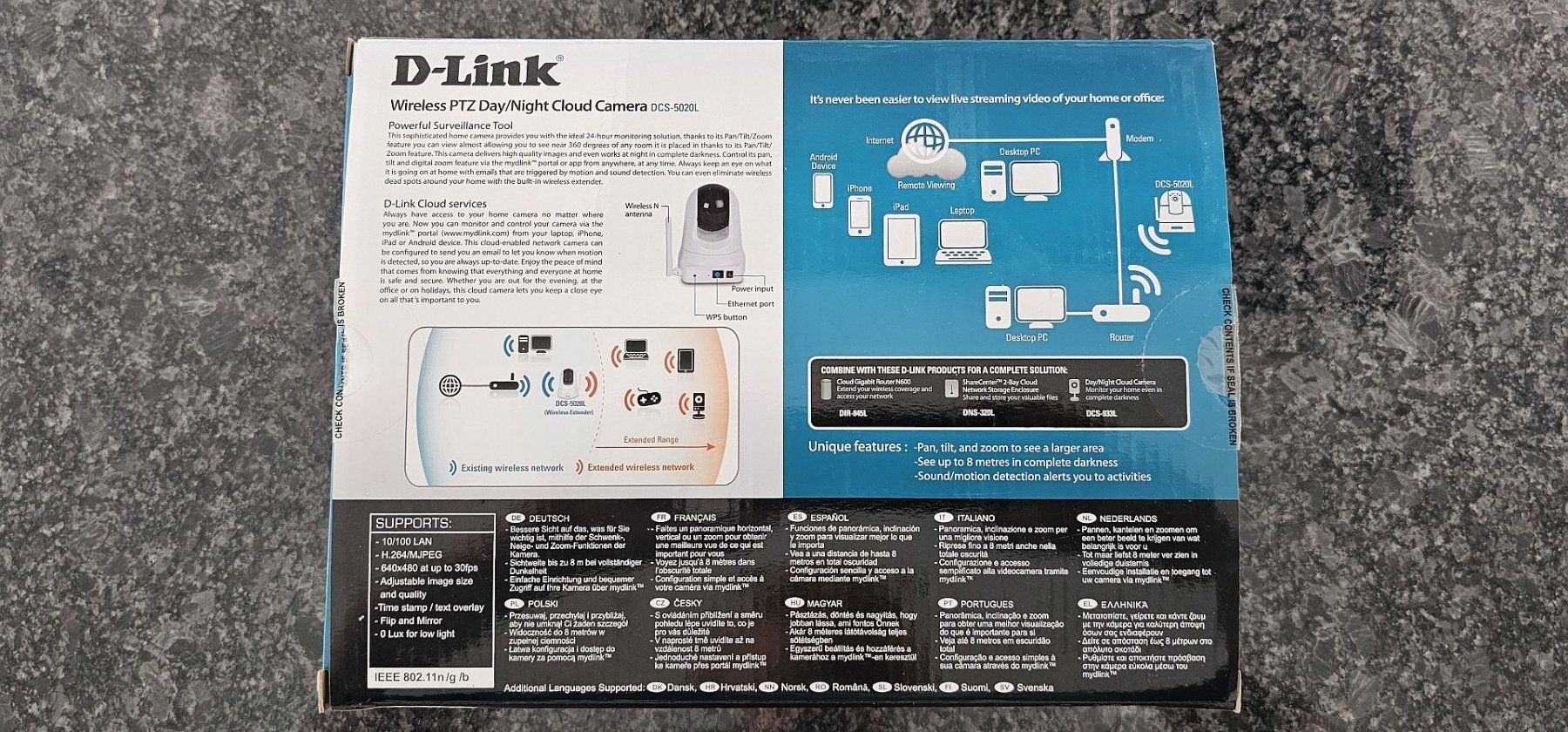 Camcorder: D-Link DCS-5020L Cloud Überwachungskamera – Neu (gemäss Beschreibung) aus Igis von Mfsi 1