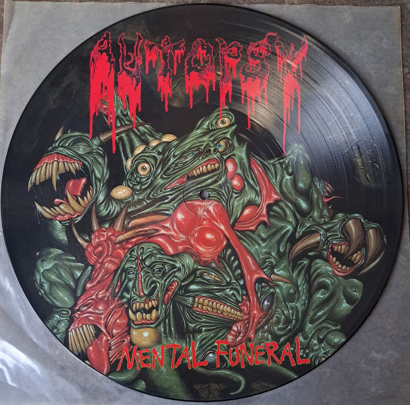 Dischi in vinile: Autopsy - Mental Funeral LP Picture Disc – Usato da Solothurn venduto da Temple_of_Triton