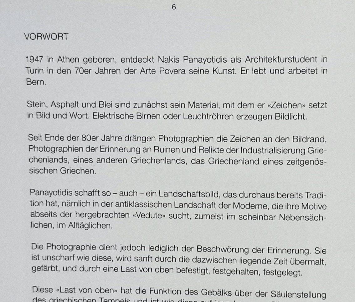 Libri: Nakis Panayotidis: Lightmemory (Bern, 2008) – Usato da Bern venduto da Mattthias 2