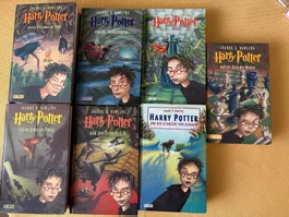 7 Harry Potter-Bücher gebunden - 2. Wahl