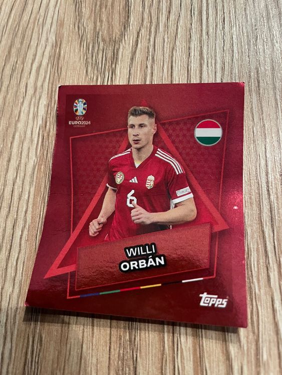 Topps Euro EM 2024 / WILLI ORBAN / HUN SP / RARE SELTEN (Neu (gemäss ...
