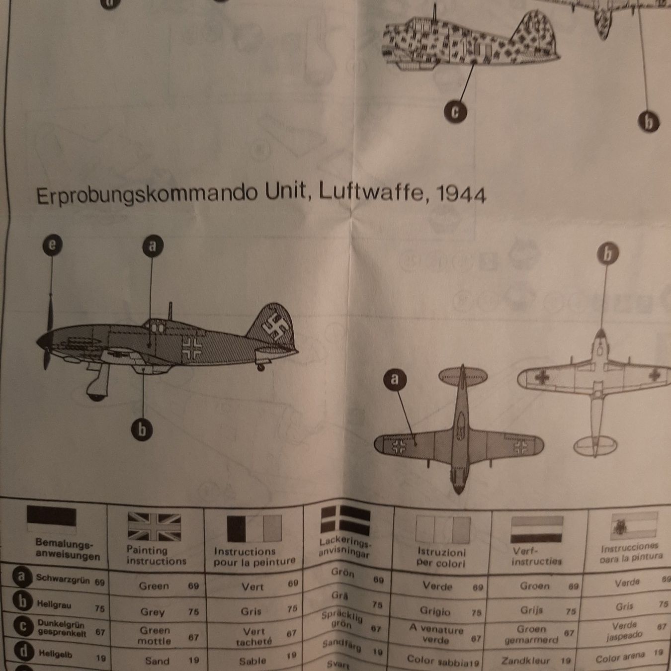 Revell Kit di modellismo & Modellini statici: 212 ... Fiat G. 55 ... Revell H-82 – Nuovo (secondo la descrizione) da Bonstetten venduto da Benibanny59 1