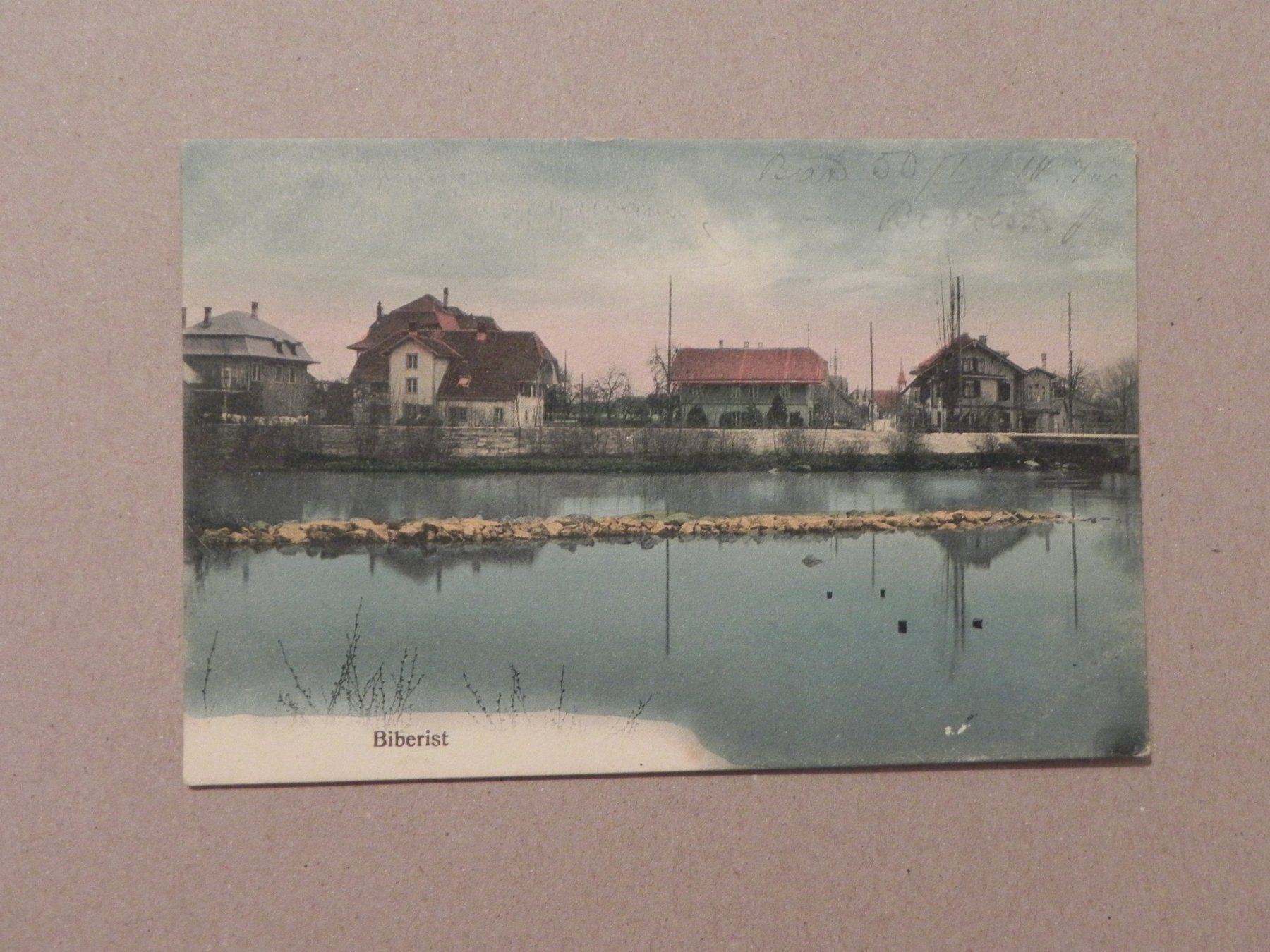 Cartoline postali: Karte Biberist SO Solothurn 1912 – Usato da Siebnen venduto da krimsie