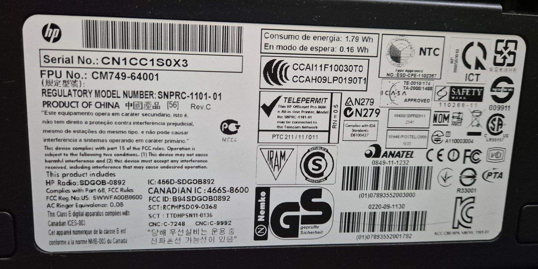 Drucker: HP Officejet Pro 8600 – Gebraucht aus Ottenbach von WoodGallery 1