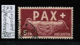 Pax Nr.273 - gestempelt - signiert Marchand