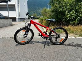 Kinder-Mountainbike California Heat 20 Zoll, rot