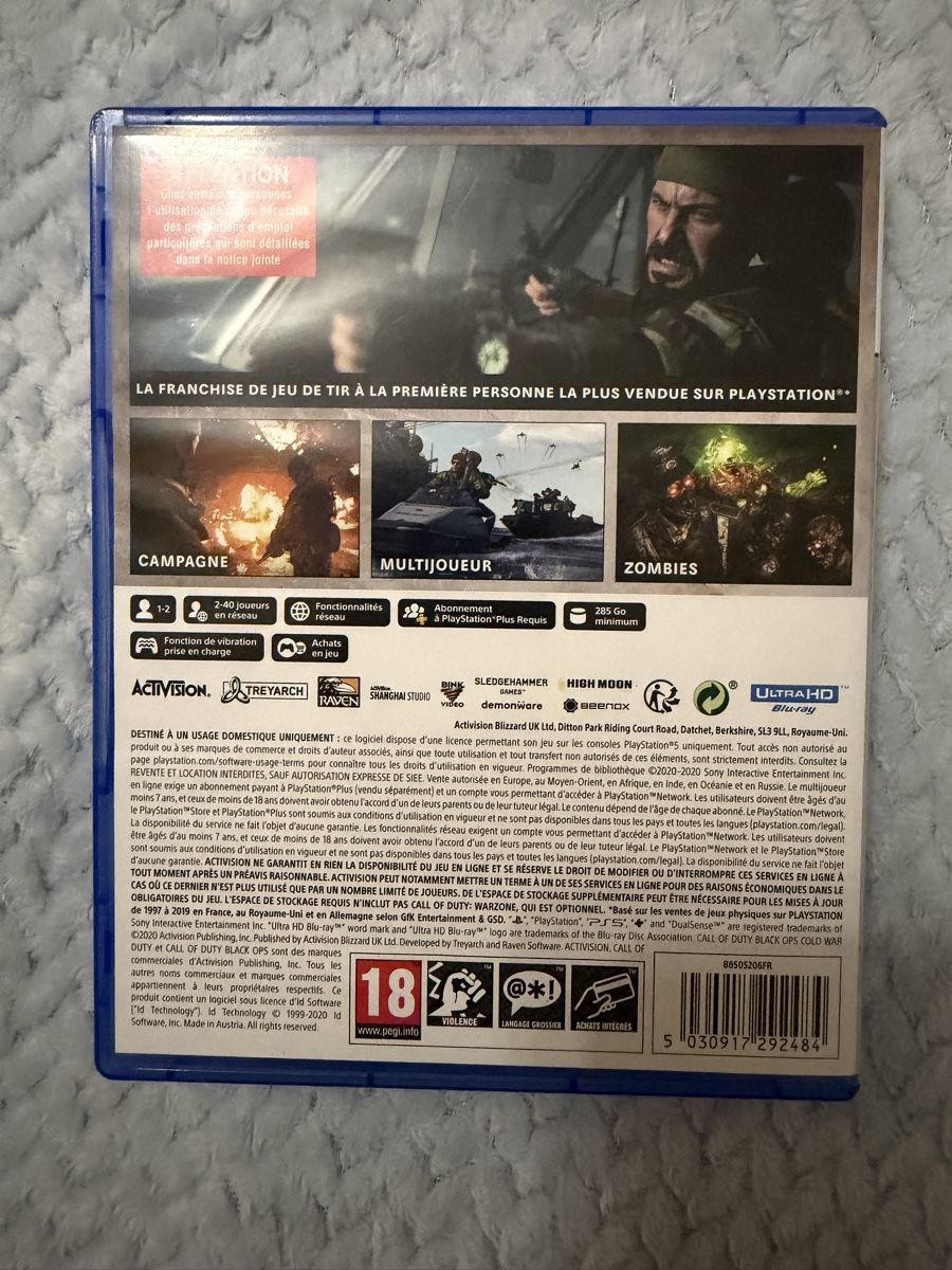 Giochi: Call of Duty Black Ops Cold War PS5 game – Nuovo (secondo la descrizione) da Uzwil venduto da Sudee_b 1