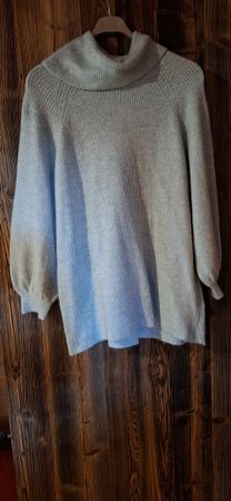 Winter Strickpullover, hellblau, Grösse L