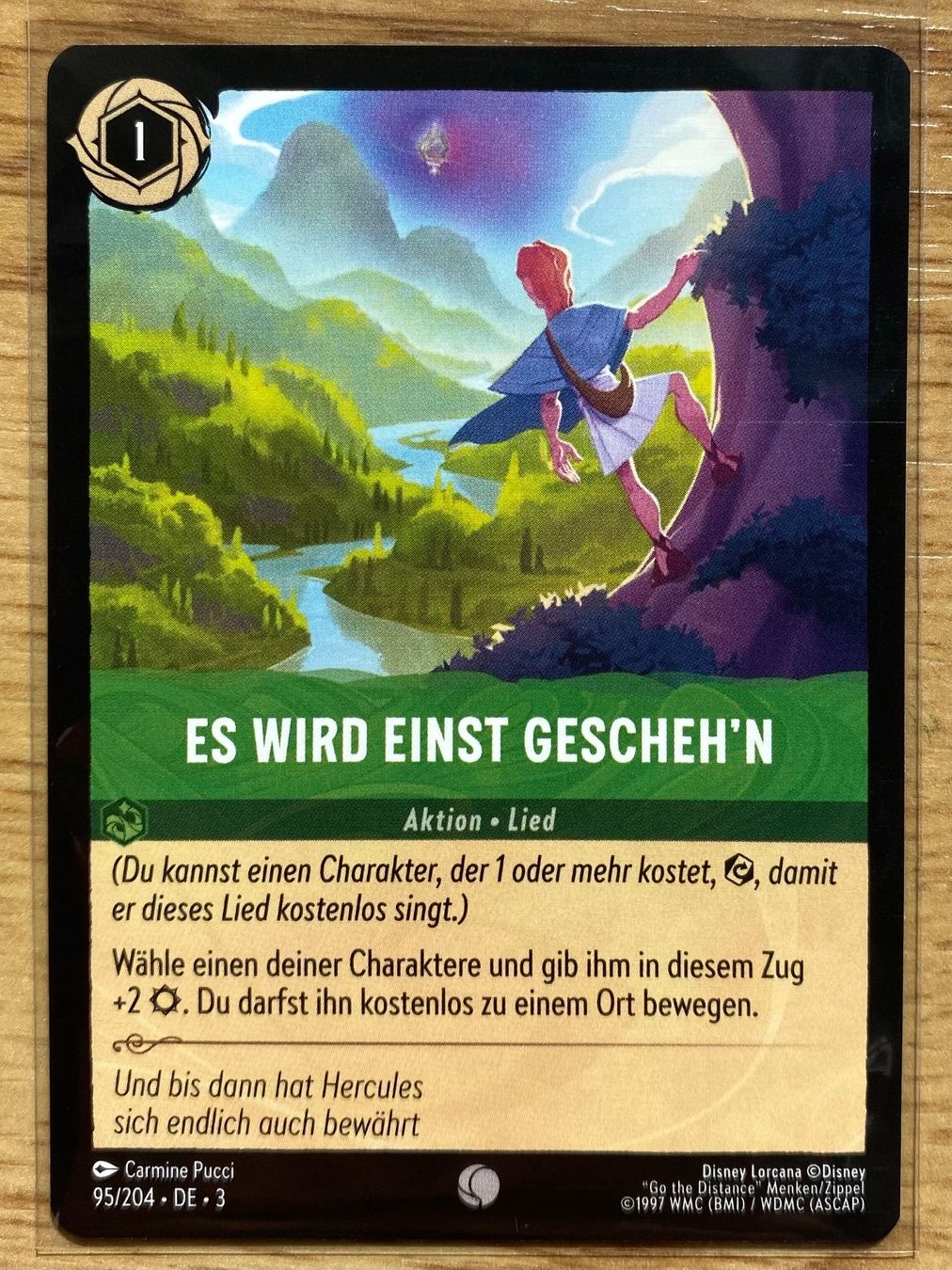Disney Carte collezionabili: Es wird einst geschehn DE 95 Disney Lorcana 3 Hercules – Nuovo (secondo la descrizione) da Rafz venduto da SaintCruz