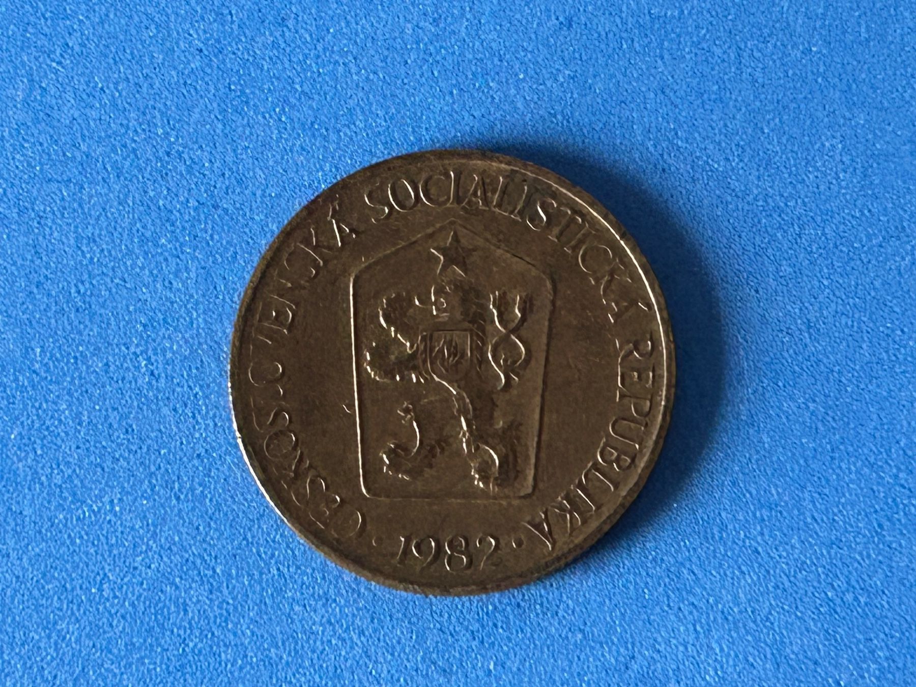 Alle Münzen: Czechoslovakia - 1 Koruna 1982 – Gebraucht aus Corcelles NE von AJKader 7