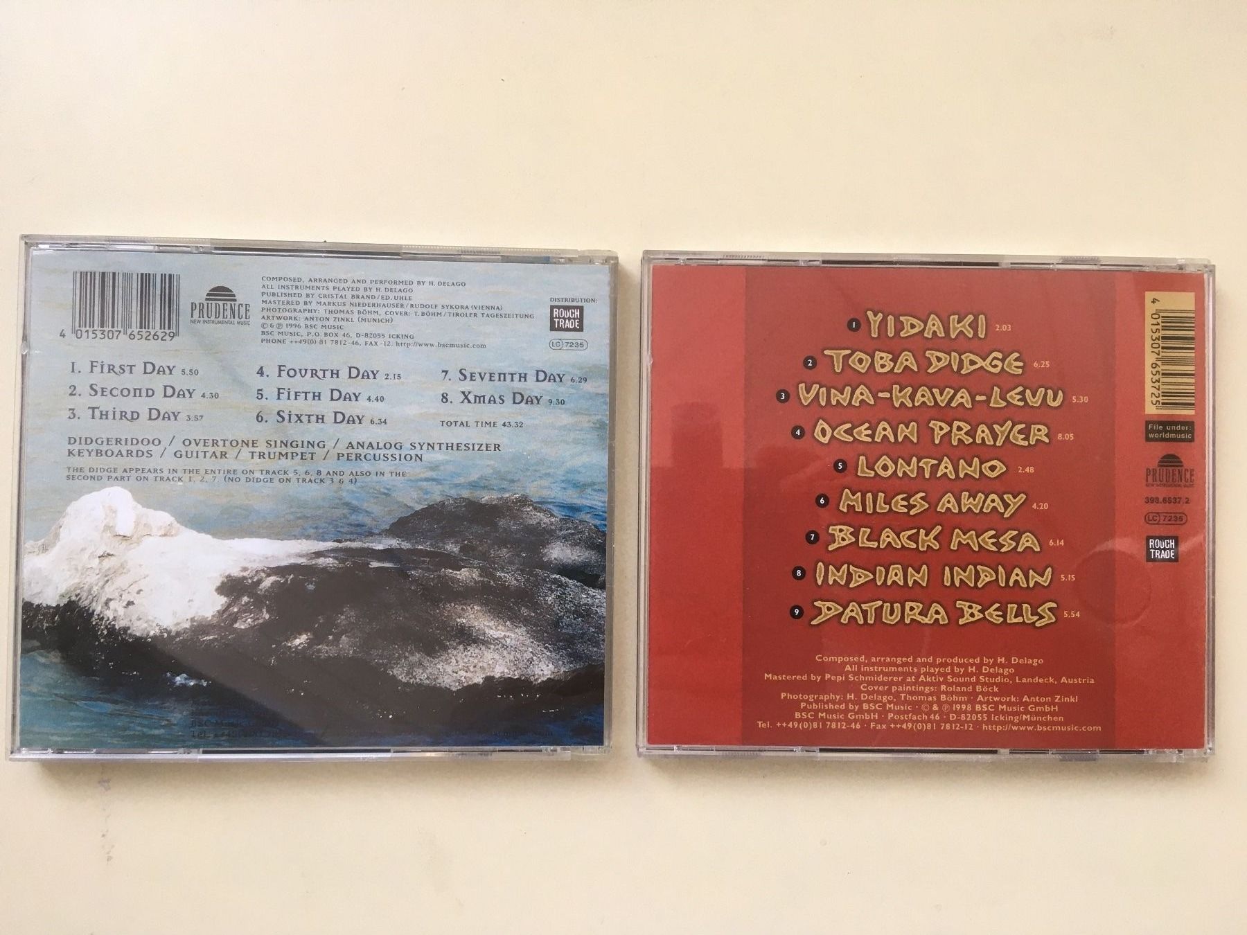CD: Delago 2 CD-Sammlung New Age Instrumental – Usato da Rüti ZH venduto da Ochello 1
