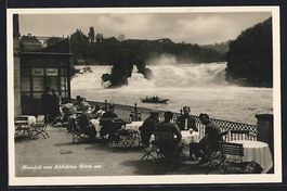 Rheinfall, Wasserfall vom Cafe Schlössc