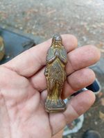 Heiligenfigur aus blei oder zinn mann