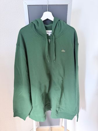 Lacoste Hoodie Fleece Gr. 11 (6XL) dunkelgrün NEU!