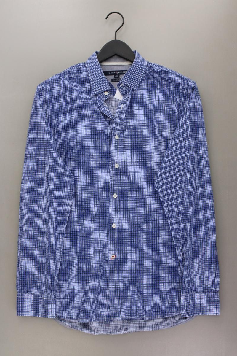 Camicie: Tommy Hilfiger Langarmhemd Gr. L blau – Usato da Neustadt an der Waldnaab venduto da SecondLifeFashion