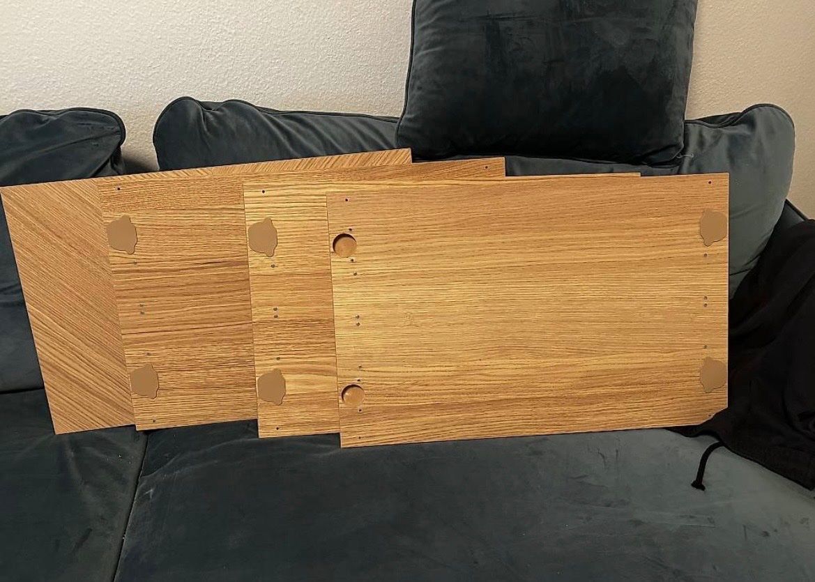 Articoli in legno: Ikea HEDEVIKEN Tür/Schubladenfront, Eichenfurnier, 60x38 cm – Usato da Schwerzenbach venduto da asn_7m7h 1