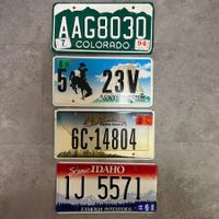 🇺🇸US Autoschild Rocky Mountains - Colorado Montana Wyoming