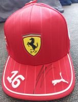 Mütze Cap Charles Leclerc Ferrari Nr.16 - Autogramm F1