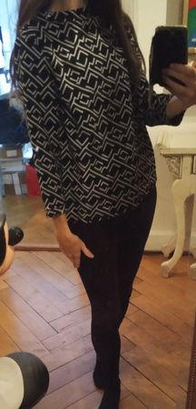 NEU Moderner Pullover mit Muster 38 zu Odd Molly