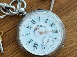 Antike Silber Taschenuhr Sackuhr Antike Uhr