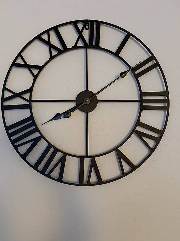 Pendules & Horloges murales: Wanduhr schwarz Metall – D'occasion à Münsingen par JelenaHodak