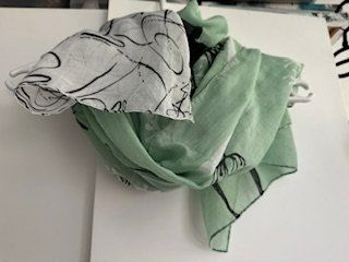 Foulard & Sciarpe: Schal grün/Schwarz/weiss – Usato da Gommiswald venduto da Anika6