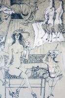 BELE BACHEM (DE. 1916-2005) Botschaft der Tauben, 2005, s&n