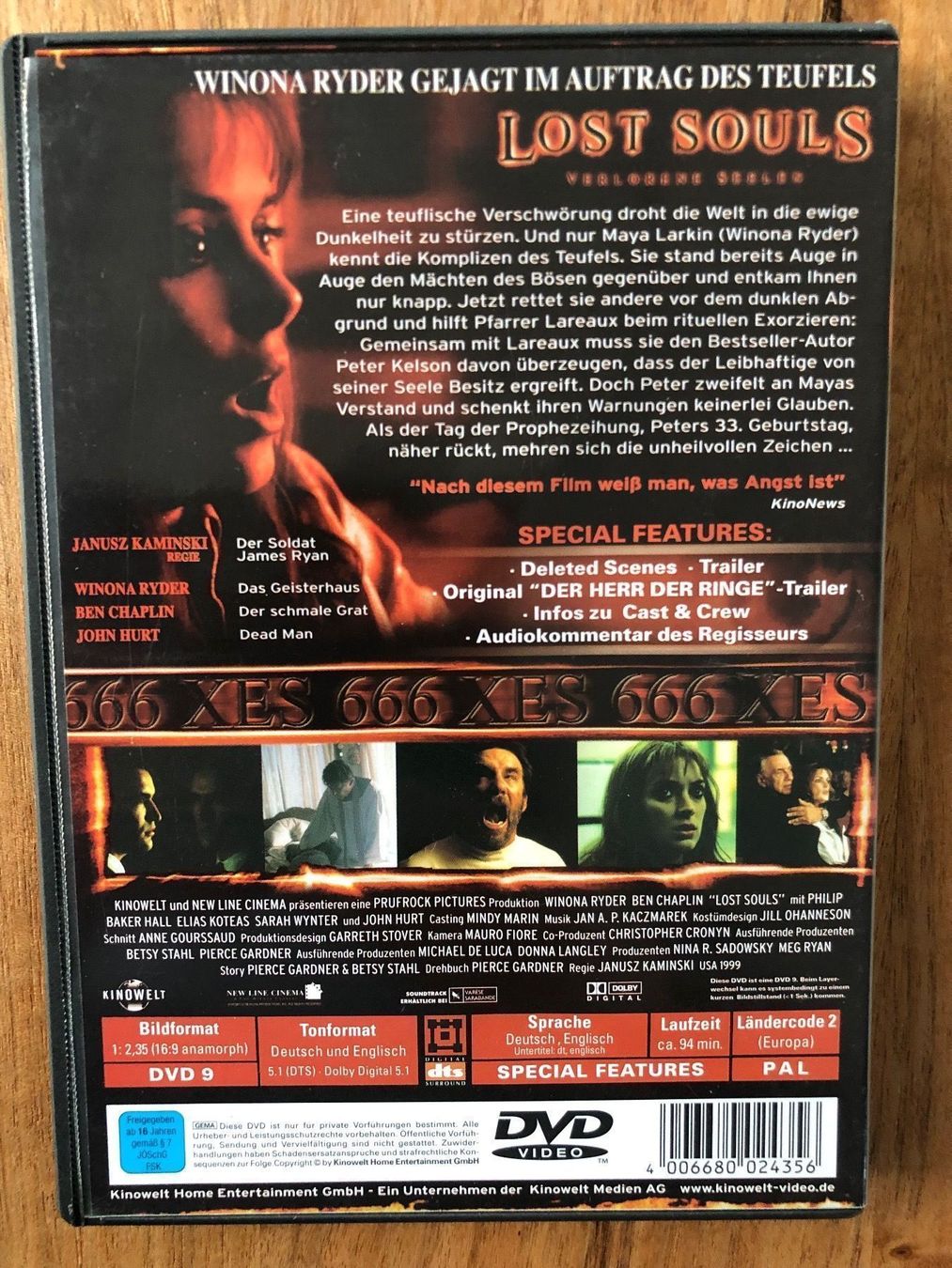 Tutti i DVDs: DVD Lost Souls – Usato da Belp venduto da brb66 1