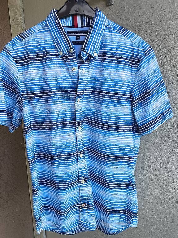 Hemden: Wasserfarben Shirt Tommy  – Gebraucht aus Wädenswil von Preppy