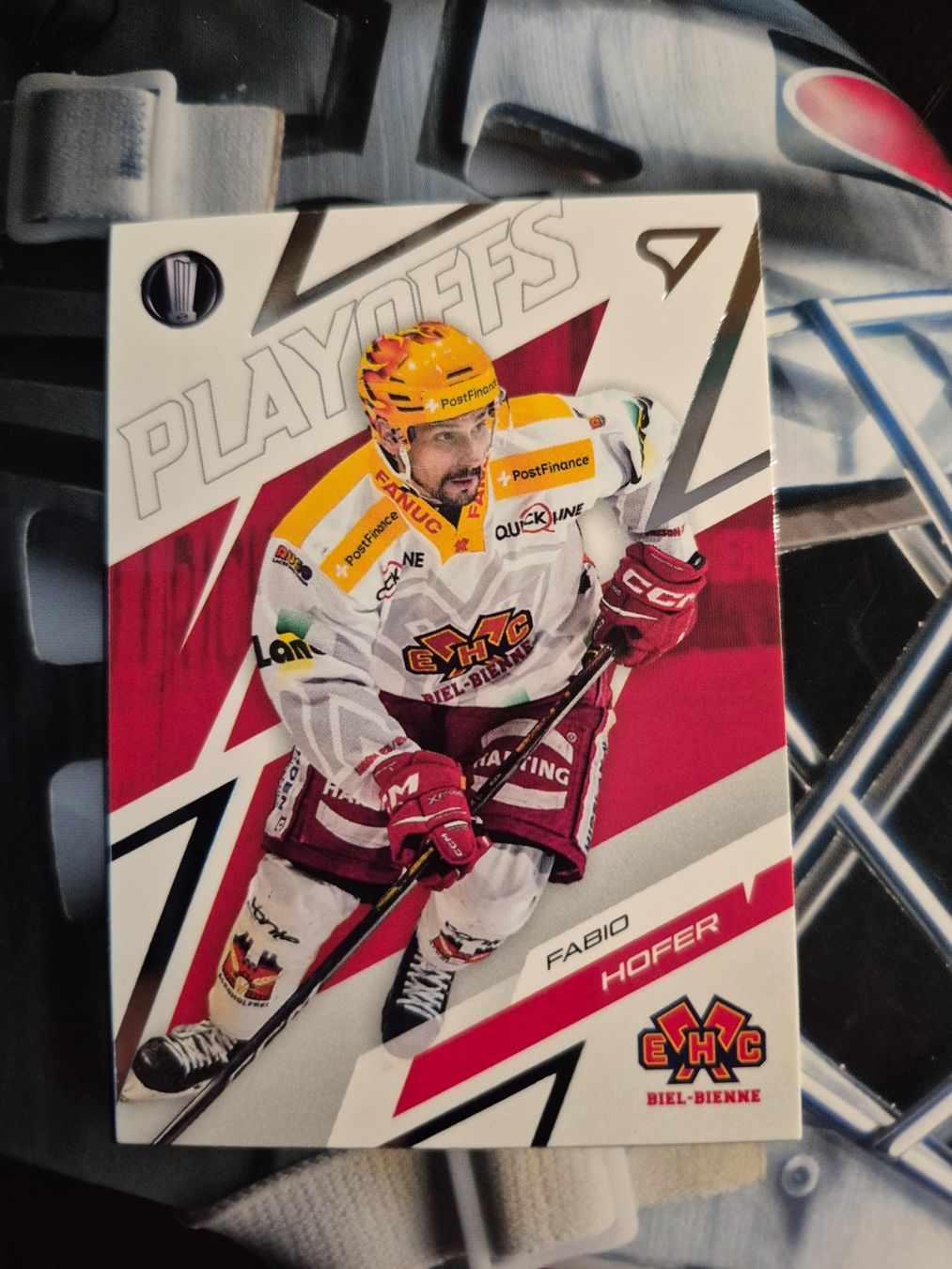 Sportzoo Carte collezionabili: Fabio Hofer EHC Biel Playoffs 2025/26 – Usato da Treiten venduto da Sauber73