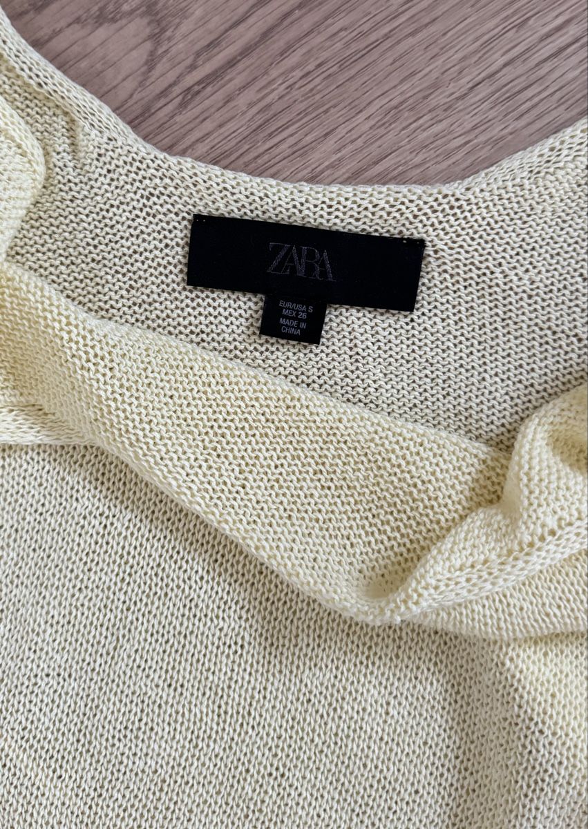 Zara Tops: Zara Top mit Strick-Effekt. Neu! – Neu und originalverpackt aus Schaffhausen von R_Muzh 2