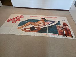 Werbeplakat Coca Cola light - 1980er