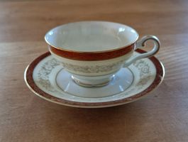 Vintage Mokkatasse mit Unterteller Hanson – Sammeltasse