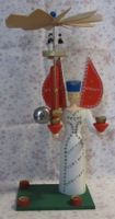 Erzgebirge - Füchtner - Glockenengel - ca. 40 cm gross